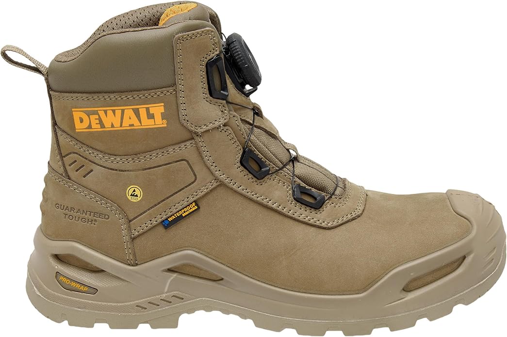 Professionelle Herren-Sicherheitsstiefel aus wasserdichtem Nubukleder