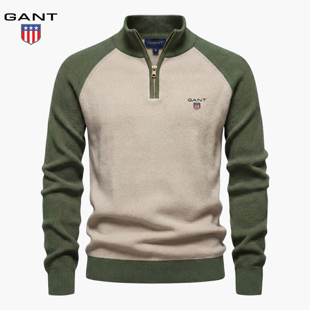 GANT™ Stickad tröja med half-zip
